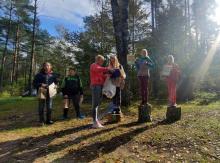 Konkurs z wiedzy leśnej na ścieżce "Borowski Las"